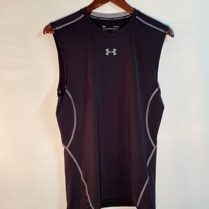 Under Armour - sleeveless compression tank top. Size L